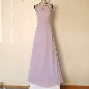 MORILEE MADELINE GARDNER Dust Pink Gown Sz 8
